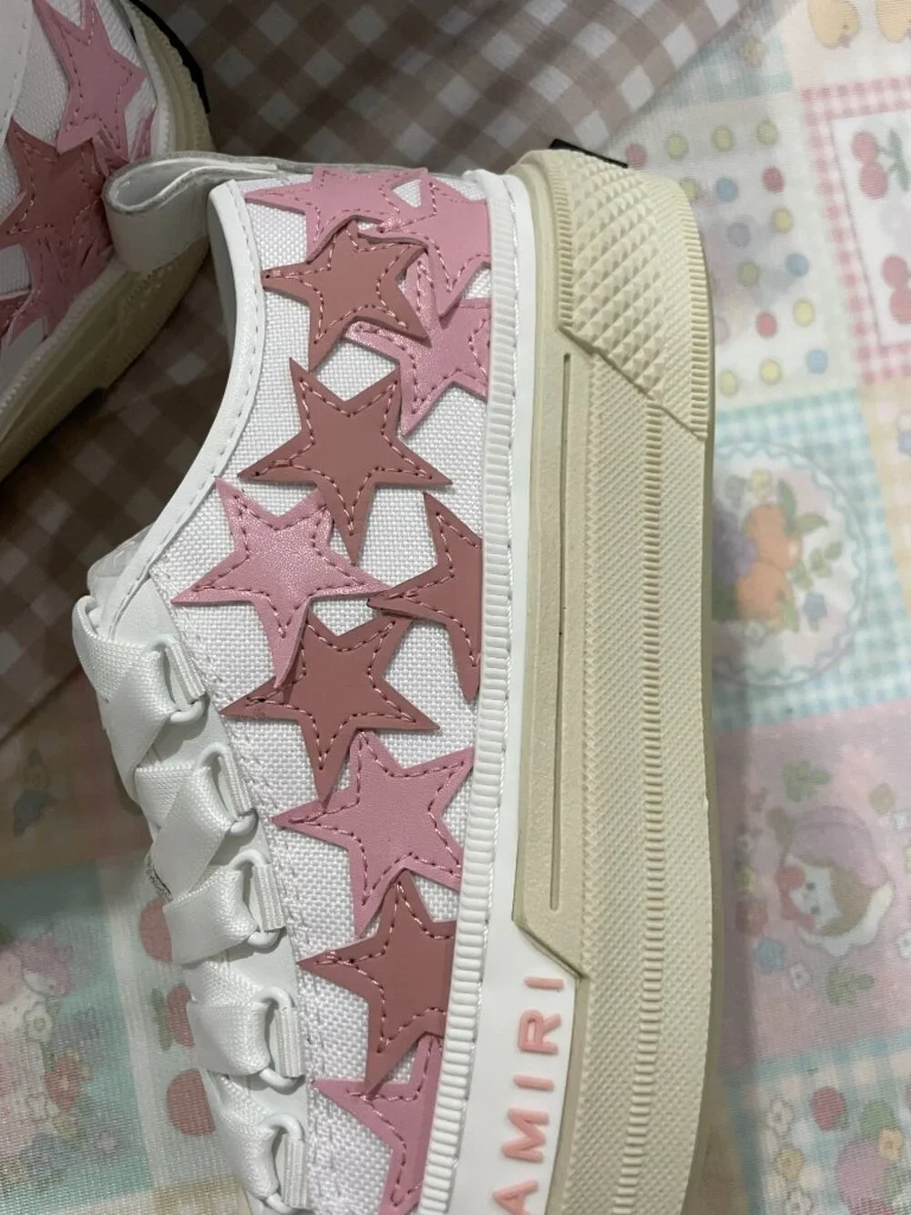 AMIRI Color-Block Star Low-Top Sneakers